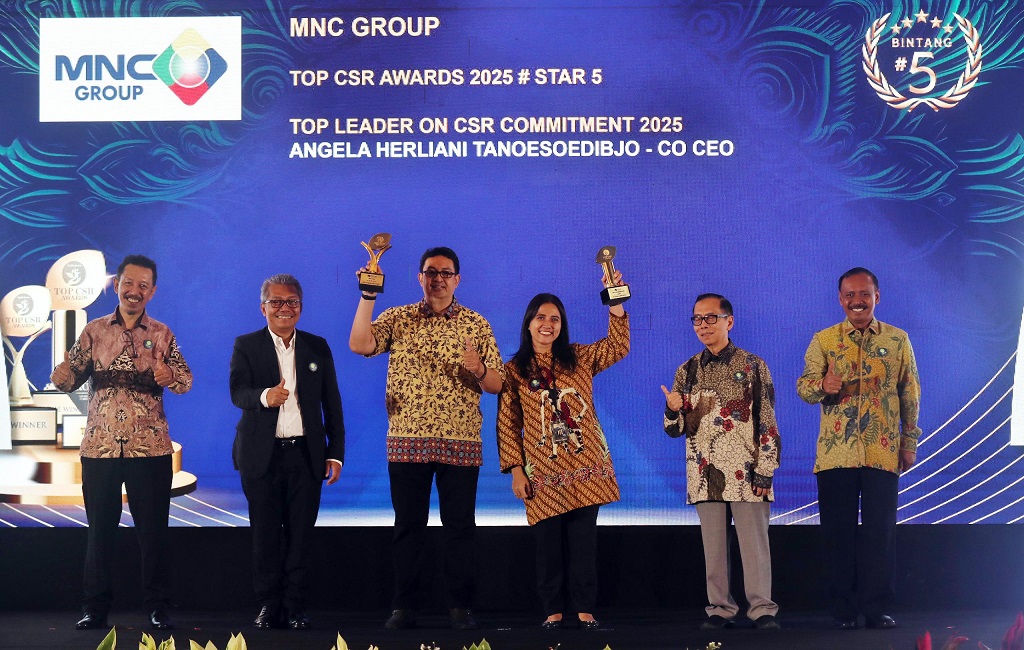 TOP CSR Awards 2025 Dukung Pertumbuhan Bisnis Berkelanjutan, MNC Group Raih 2 Penghargaan