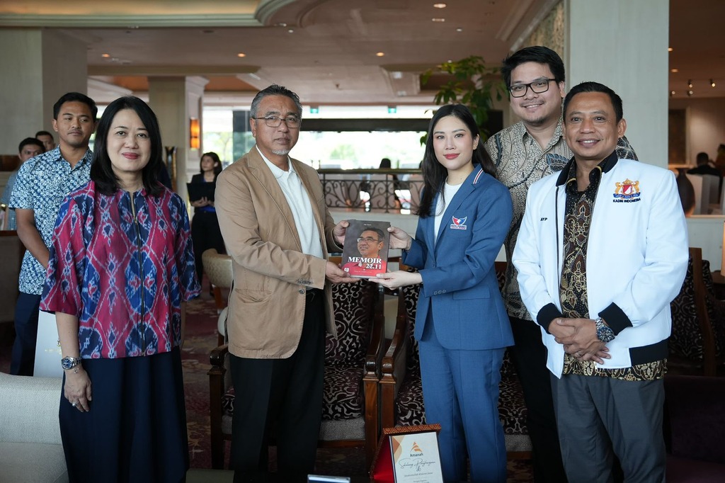 Dukung Kedua Negara, Ketum Partai Perindo Angela Tanoesoedibjo dan Wamenhan Malaysia Adly Zahari Jalin Dialog Hangat