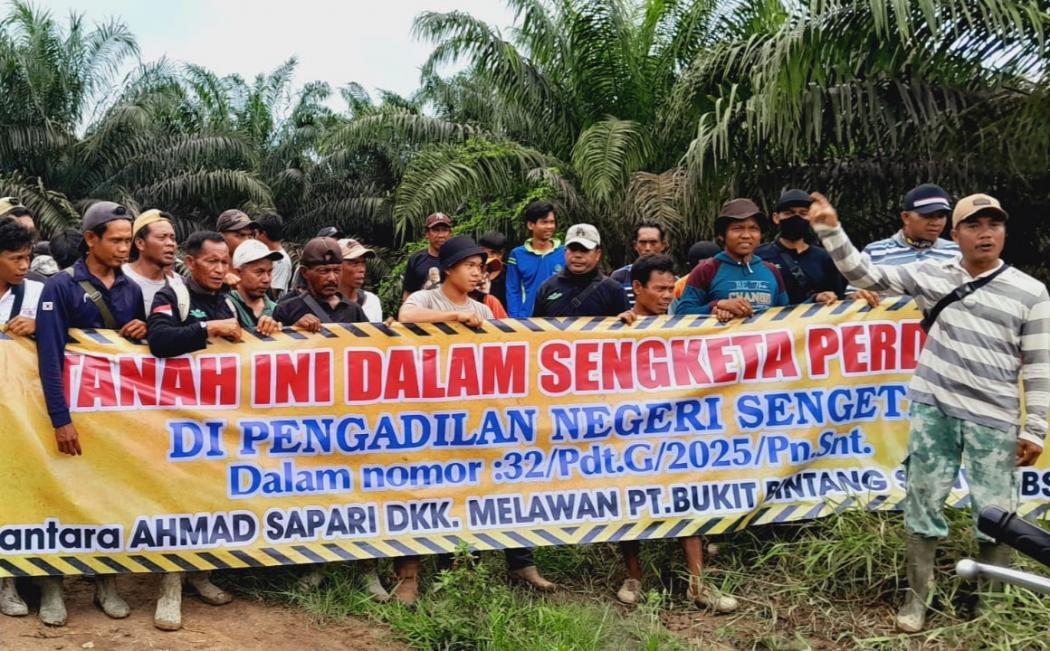 Warga Muarojambi Tolak TNI di Kamp Perkebunan Sawit PT BSS, Ini Kata Danramil