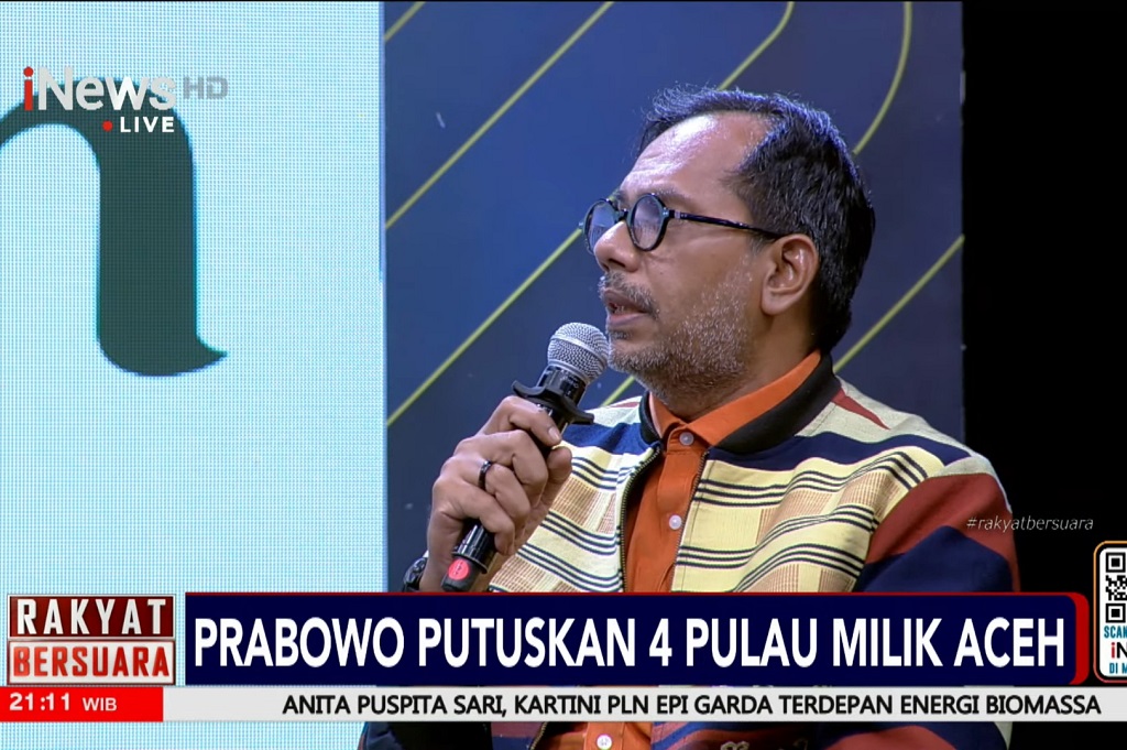 Haris Azhar: Kita Dulu Jaga Aceh Tetap di Indonesia, Jangan Ambil Hak Mereka Lagi!