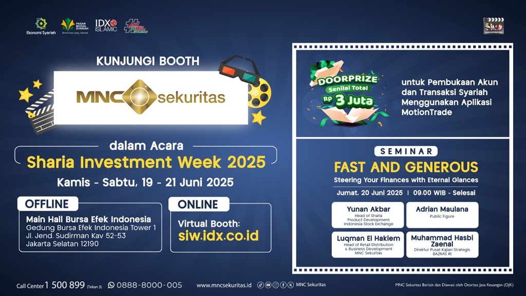 Kunjungi Booth MNC Sekuritas di Sharia Investment Week 2025, Ada Doorprize Menanti!