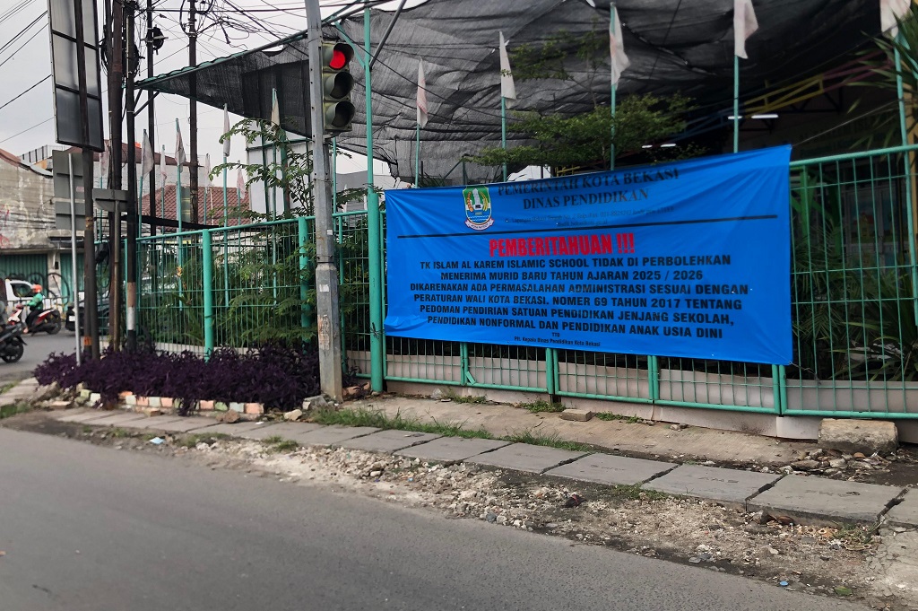 Disdik Bekasi Segel Al Kareem Islamic School, Temukan Sejumlah Pelanggaran