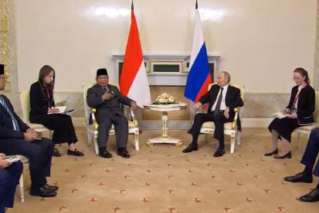 Prabowo Bertemu Putin di Rusia: Ini Kunjungan Resmi Saya sebagai Presiden RI