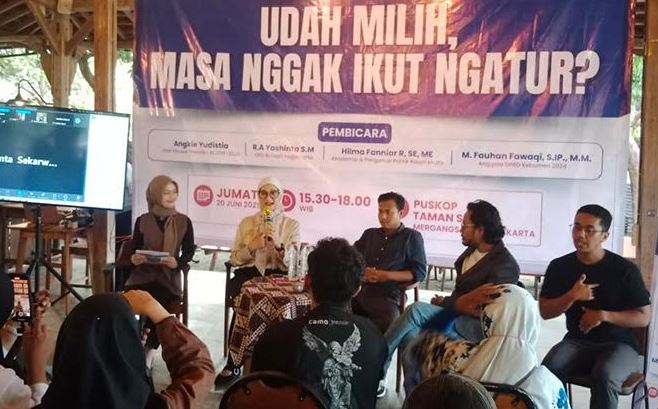 Diskusi Politik Reborn, Plt Ketua DPW Perindo DIY: Anak Muda Harus Bersuara
