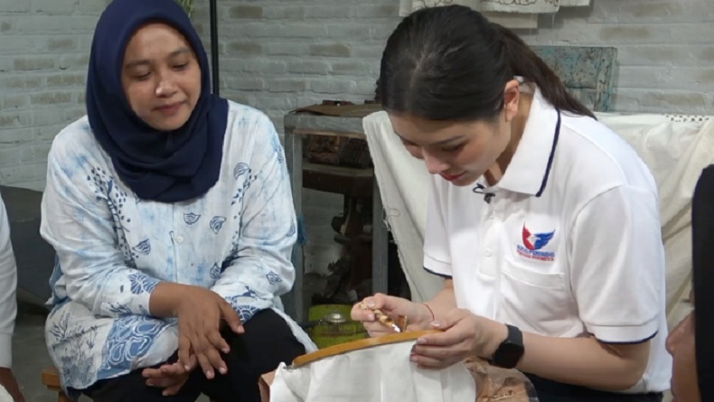 Perindo Dukung Pelaku Usaha Kreatif di Mojokerto, Angela Tanoesoedibjo: Kekuatan UMKM Luar Biasa
