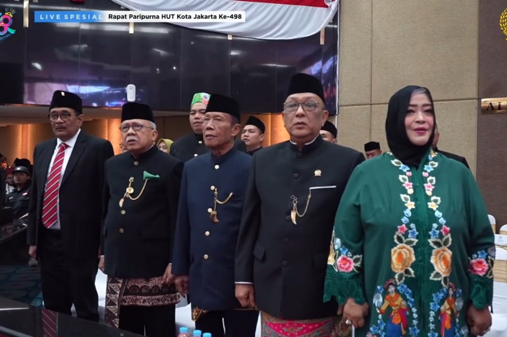 Sutiyoso hingga Fauzi Bowo Hadiri Paripurna HUT ke-498 Jakarta, Anies-Ahok Absen
