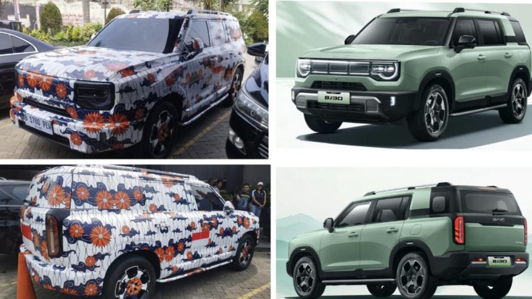Menjelang GIIAS 2025 Mobil Kamuflase Berseliweran, Diduga BAIC BJ30 Hybrid Curi Perhatian