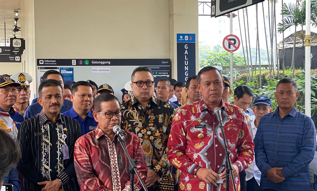 Asyik! Pramono Resmikan Transjabodetabek Rute Dukuh Atas-Bekasi, Lewat Tol Becakayu