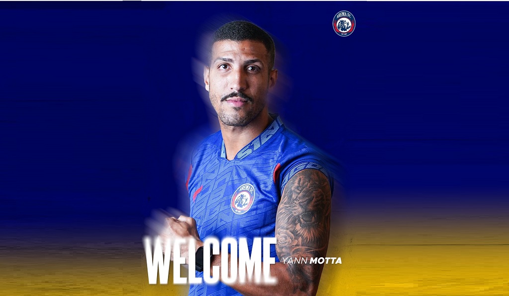 Yann Motta Resmi Perkuat Arema FC, Nuansa Brasil Makin Terasa di Singo Edan