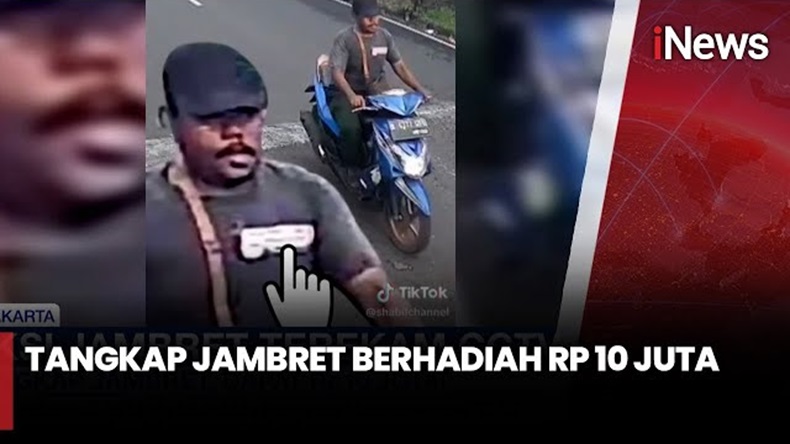 Pengumuman! Sayembara Tangkap Jambret HP di Kalideres, Hadiah Rp10 Juta