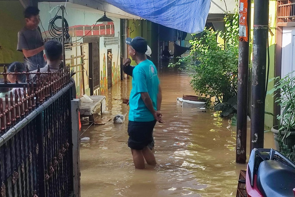Banjir di Kebon Pala Jaktim, 30 Warga Mengungsi