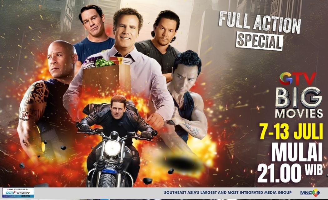 Full Action Special! Deretan Film Aksi, Petualangan dan Fantasi Siap Kamu Tonton di GTV Big Movies