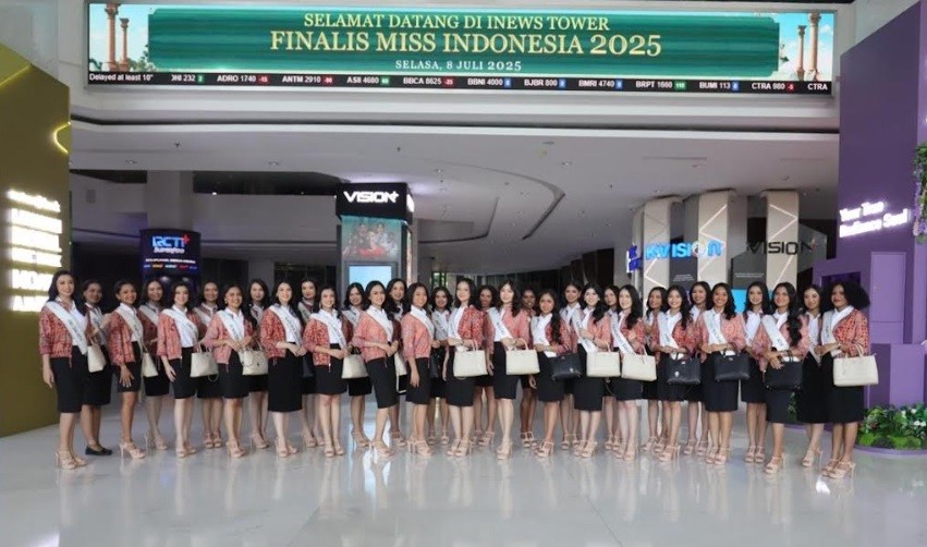 38 Finalis Miss Indonesia 2025 Lakukan Kunjungan Inspiratif ke iNews Tower