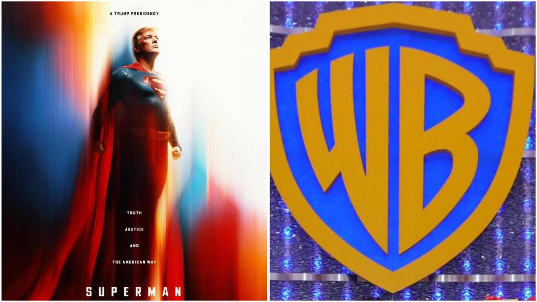 Viral Foto Donald Trump Jadi Superman, Netizen Adukan ke Warner Bros!