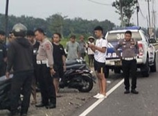 Kecelakaan di Kulonprogo, 2 Motor Adu Banteng gegara Benang Layangan