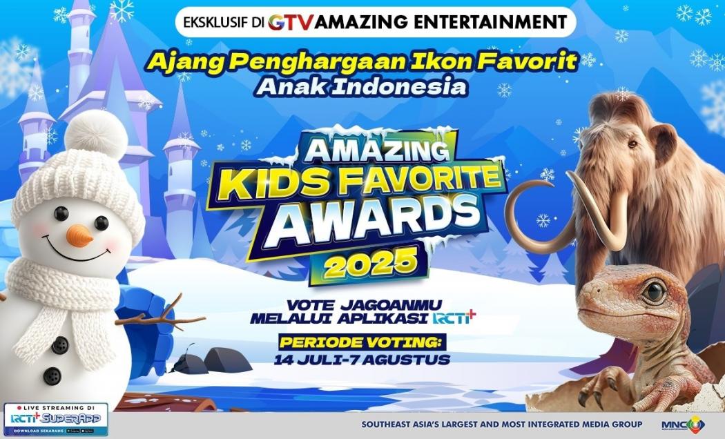 Ajang Penghargaan Super Fun Kembali Hadir! Waktunya Anak Indonesia Dukung Jagoannya di Amazing Kids Favorit Awards 2025!