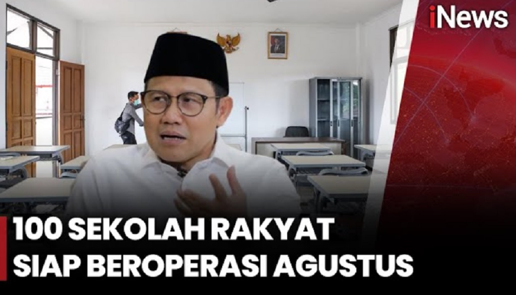 Cak Imin Targetkan 100 Sekolah Rakyat Beroperasi Penuh pada Agustus Mendatang