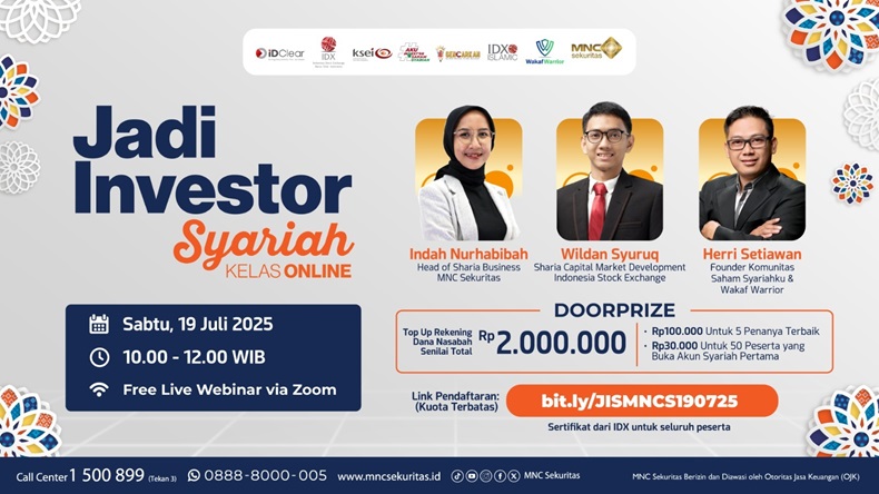 Ikuti Kelas Online Jadi Investor Syariah bersama MNC Sekuritas Akhir Pekan Ini!