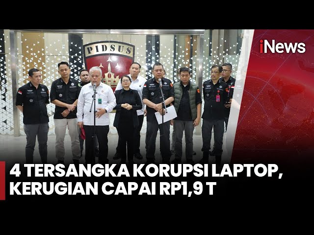Kejagung Tetapkan 4 Tersangka Korupsi Laptop Rp9,9 Triliun
