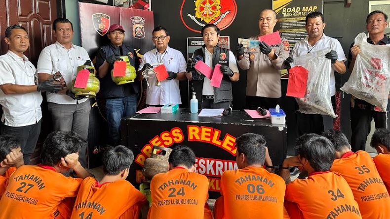 88 Kejahatan di Lubuklinggau Didominasi Curanmor, 32 Pelaku Ditangkap