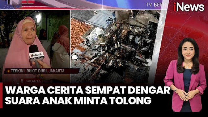 Suasana Mencekam Kebakaran di Tebet, Warga Dengar Teriakan Anak Minta Tolong