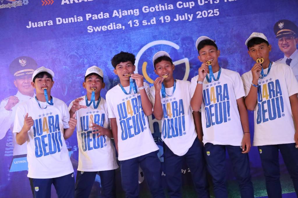 Sejarah! Akademi Persib Cimahi Juara Gothia Cup U‑13 usai Libas Swedia di Final