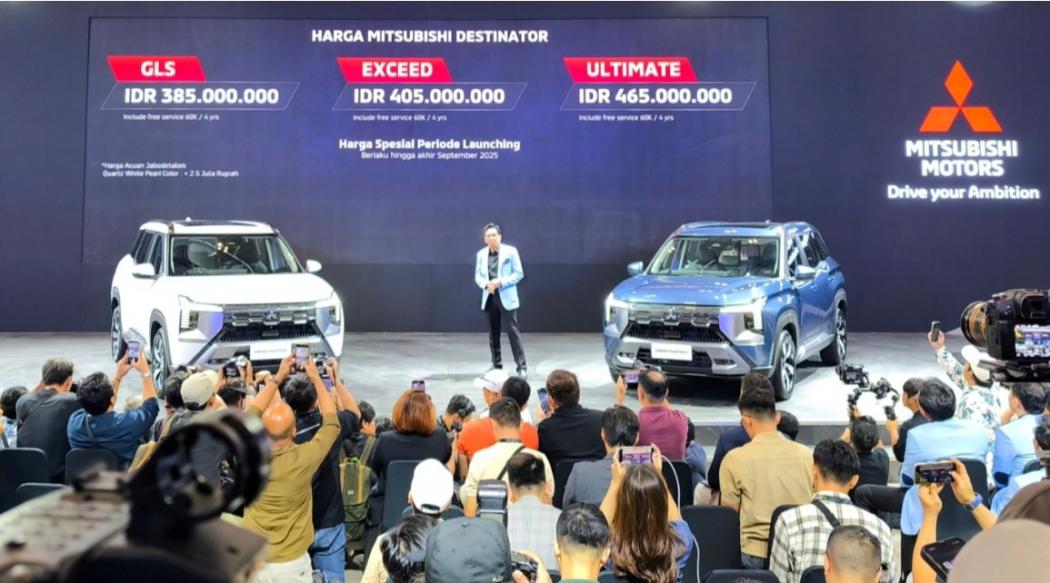 Kejutan di GIIAS 2025, Harga Mitsubishi Destinator Dilepas mulai Rp385 Juta