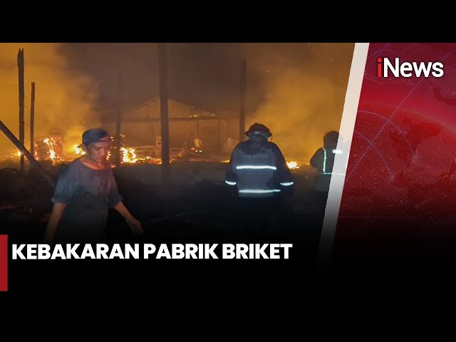 Pabrik Briket Arang di Cirebon Terbakar Hebat, Diduga Akibat Oven Overheat