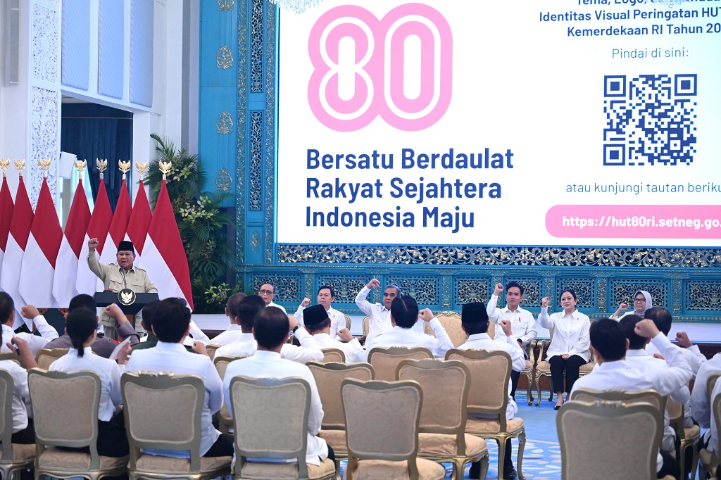 Istana: Gambar Angka 80 di Logo HUT RI Karya Anak Bangsa Terbaik dari 245 Kandidat
