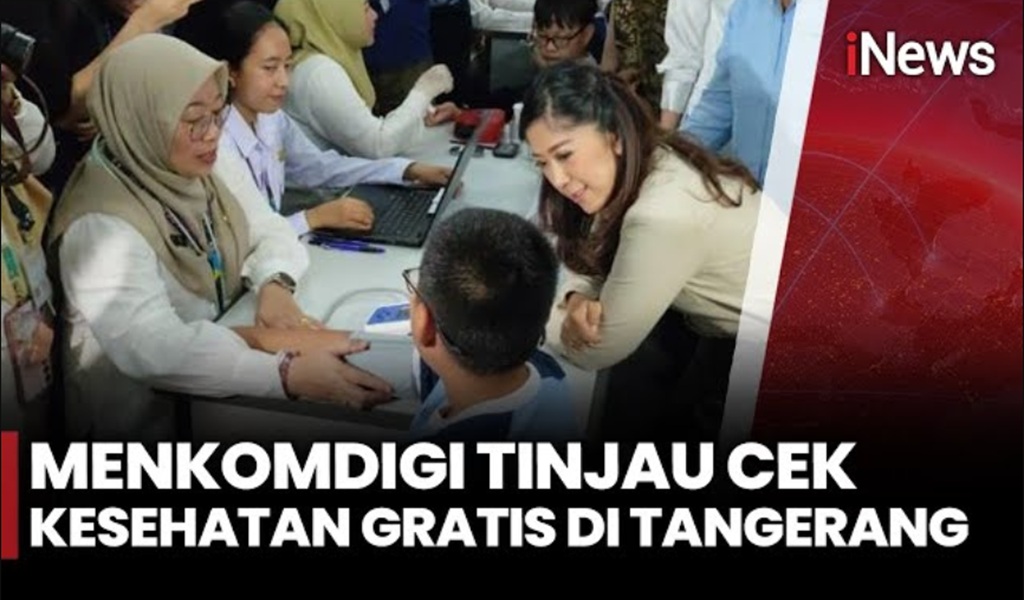 Menkomdigi Tinjau CKG di Sekolah, Ingatkan Pentingnya Masyarakat Ketahui Kondisi Kesehatan