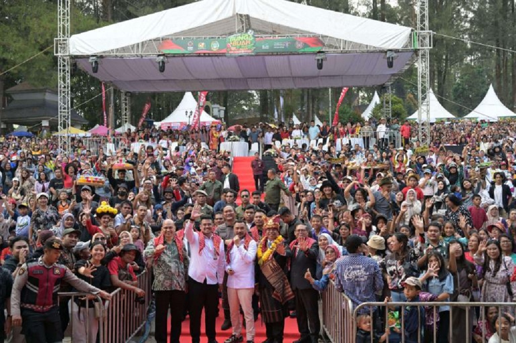 DPW Pemuda Perindo Sumut Apresiasi Bupati Karo Sukses Gelar Festival Bunga dan Buah 2025