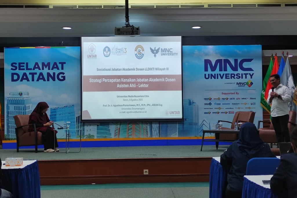 LLDIKTI Gelar Sosialisasi Jabatan Akademik Dosen, MNC University Semakin Dipercaya Pemerintah