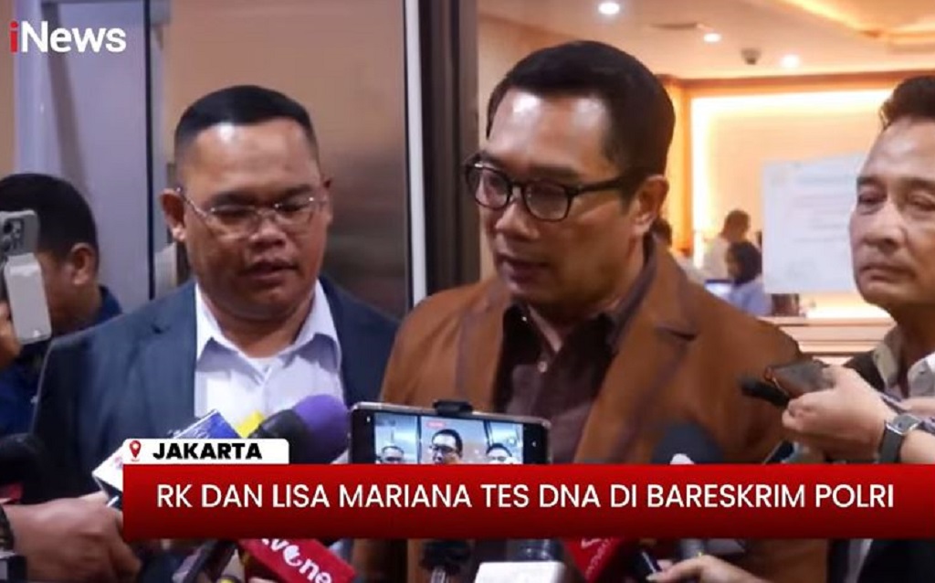 Pernyataan Lengkap Ridwan Kamil usai Tes DNA terkait Anak Lisa Mariana di Bareskrim
