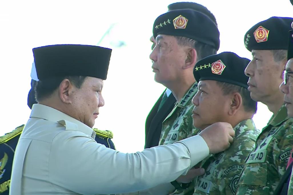Daftar Lengkap Penerima Pangkat Jenderal Kehormatan dari Prabowo, Ada Menteri