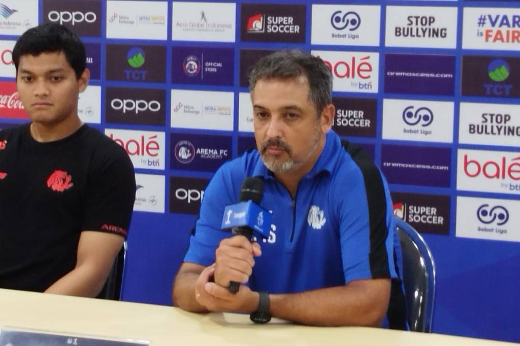 Duel Panas! Marcos Santos Tantang Tavares di Derbi Jatim Arema FC vs Persebaya