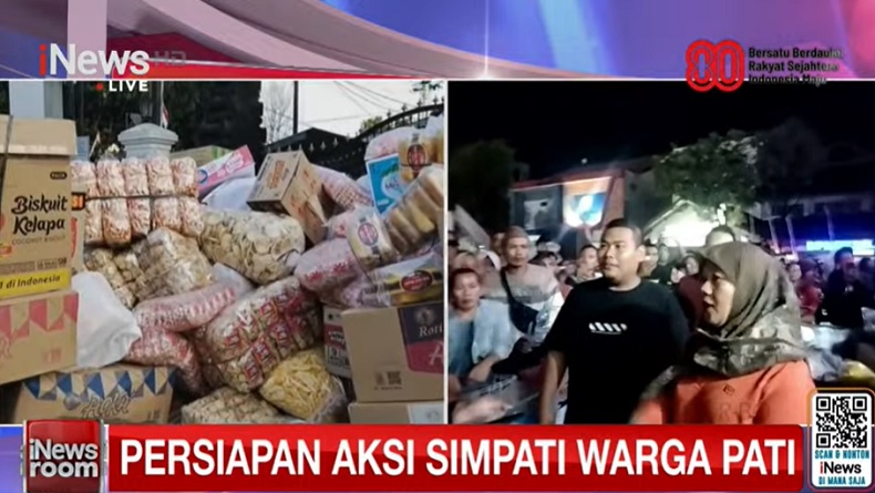 Kondisi Terkini di Depan Pendopo Kabupaten Pati Jelang Demo Besar Tuntut Sudewo Mundur
