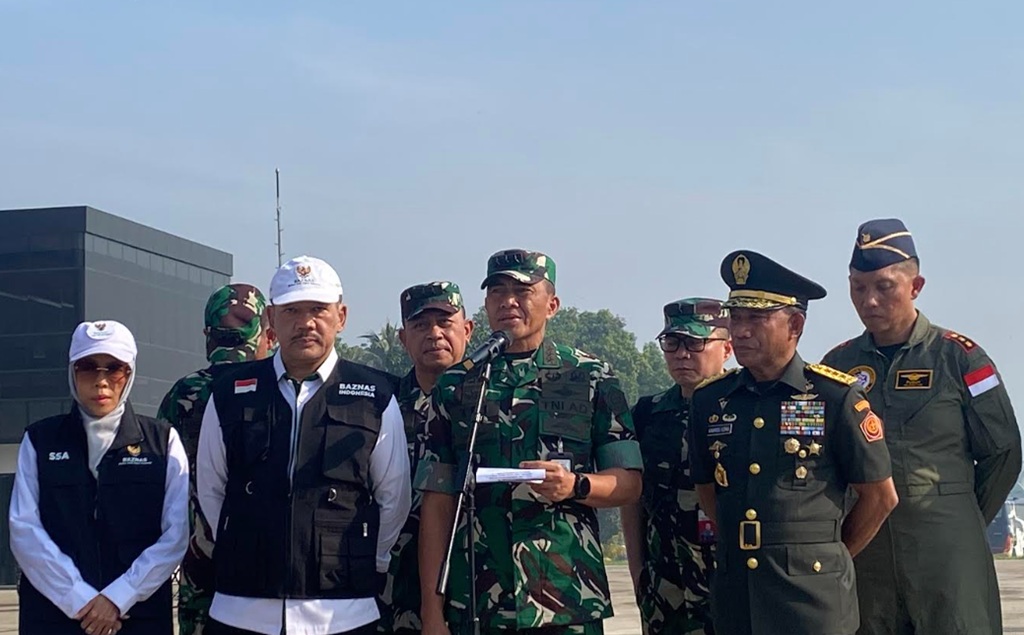 Indonesia Kirim 800 Ton Bantuan Logistik ke Gaza Lewat Udara
