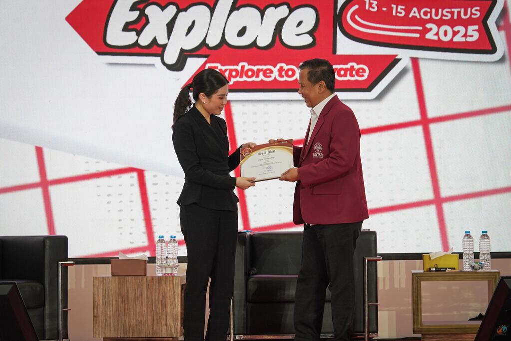 Rektor UNTAR Puji Sosok Angela Tanoesoedibjo: Sosok Muda Inspiratif bagi Mahasiswa