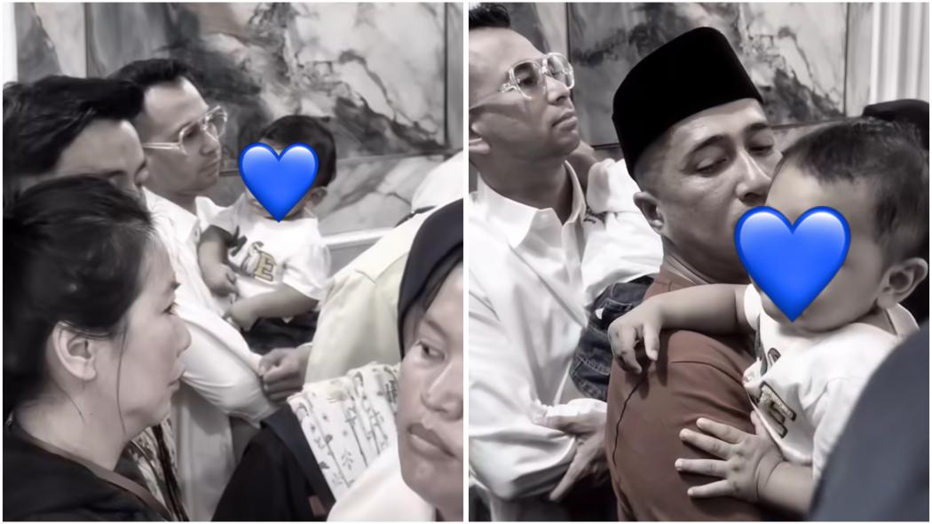 Sedih, Raffi Ahmad dan Irfan Hakim Gendong Anak Kembar Mpok Alpa