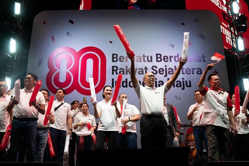 Gelorakan Semangat Nasionalisme, Bank Mandiri Meriahkan Pesta Rakyat HUT ke-80 RI