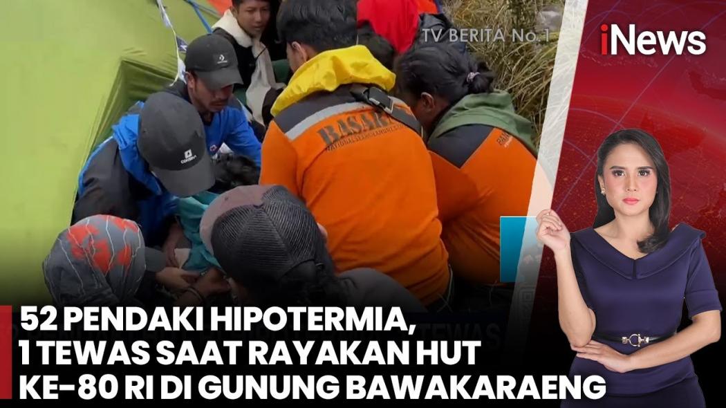 Tragedi HUT ke-80 RI di Gunung Bawakaraeng: 52 Pendaki Alami Hipotermia, 1 Tewas