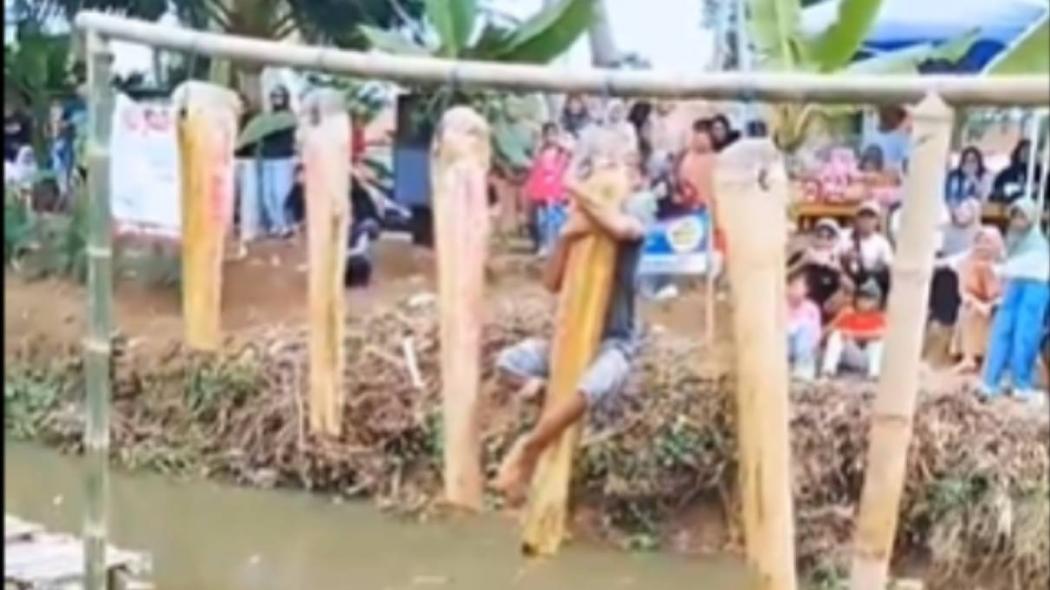 Viral Lomba 17 Agustus Paling Effort, Netizen: Benteng Takeshi Versi Low Budget