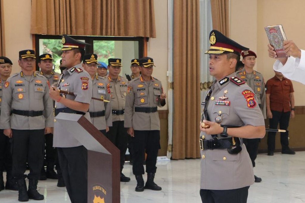 Kapolres Kukar AKBP Dody Surya Putra Dicopot, Digantikan AKBP Khairul Basyar