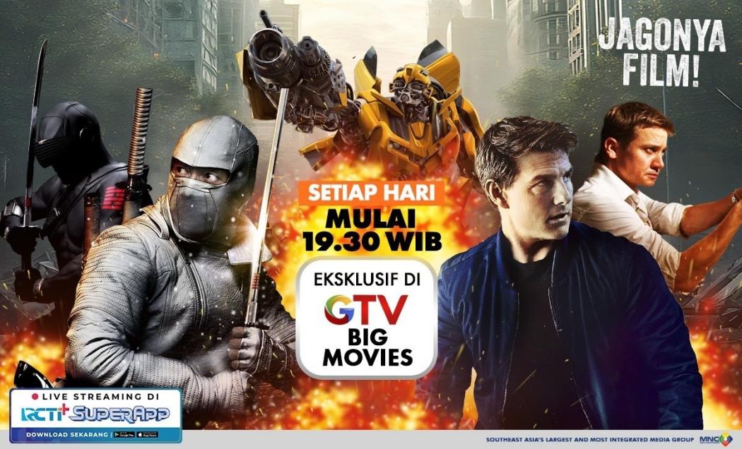 GTV Big Movies Back To Back Setiap Hari! 2 Film Seru Sekaligus Dalam 1 Malam