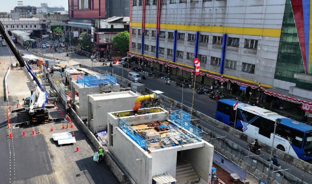 Stasiun MRT Glodok dan Kota Ditargetkan Rampung Pertengahan 2027