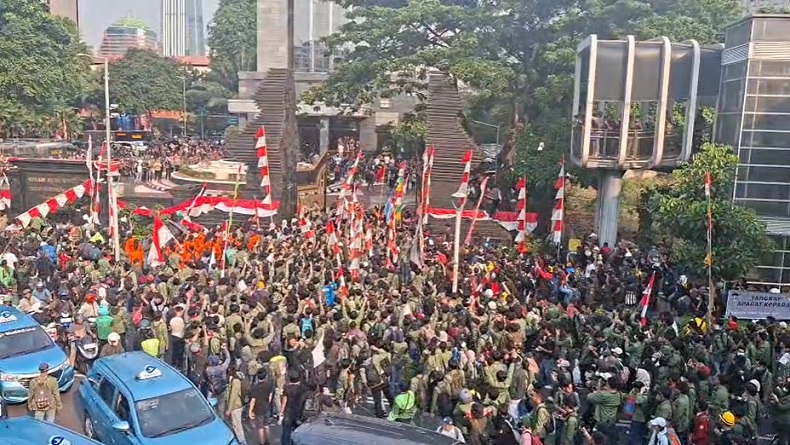 Bertambah, Massa yang Ditangkap terkait Demo Ricuh Jadi 3.195 Orang