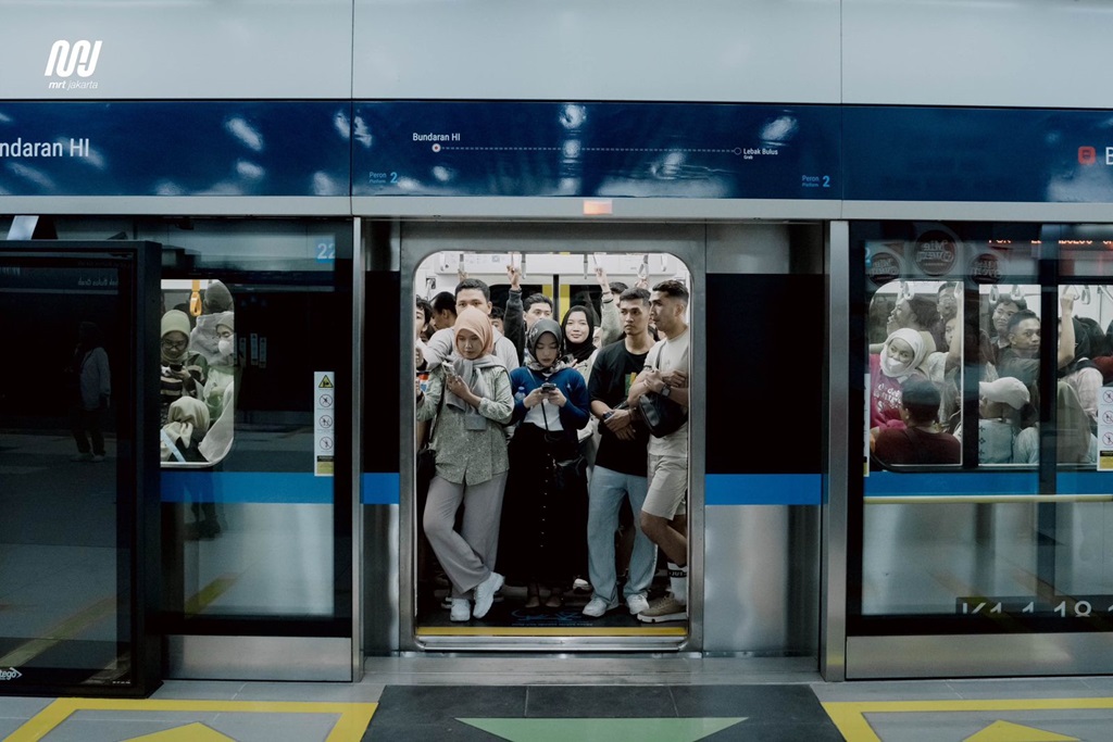 Asyik! Tarif MRT-Transjakarta Cuma Rp80 saat HUT TNI 5 Oktober
