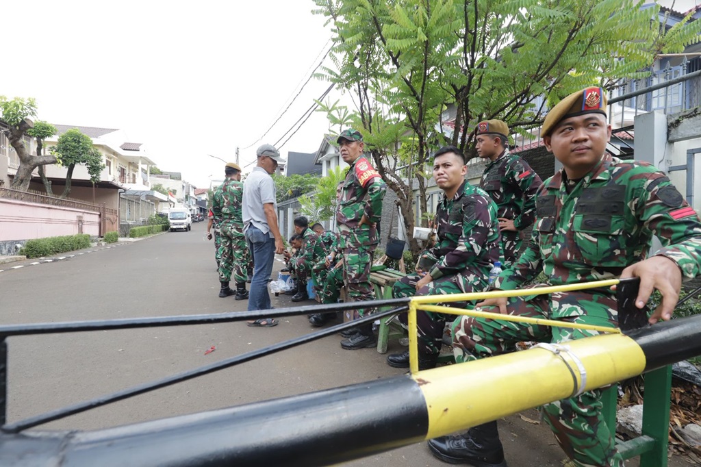 Kondisi Terkini Rumah Sri Mulyani usai Digeruduk Massa, Dijaga Ketat Prajurit TNI