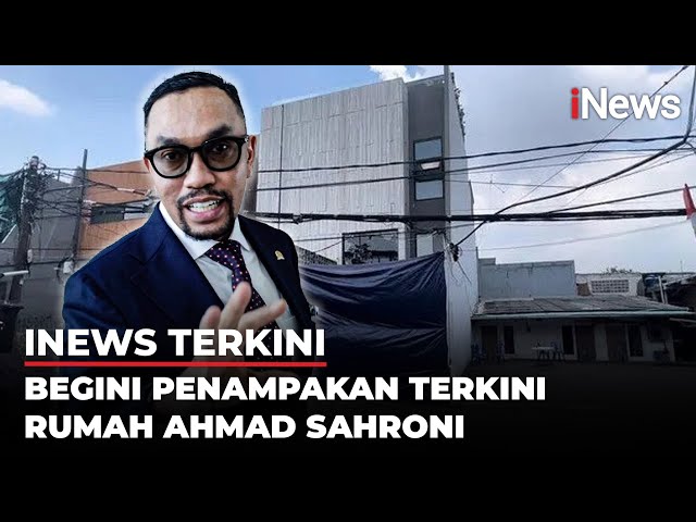 Kondisi Terkini Rumah Ahmad Sahroni, Ada Spanduk Larangan Masuk 