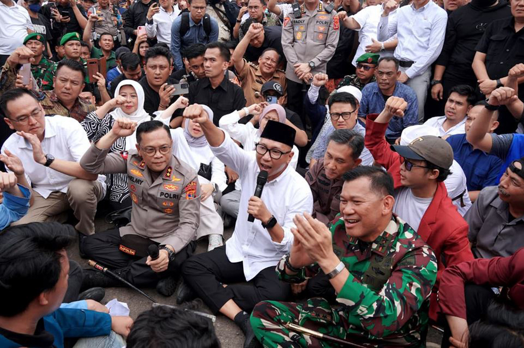 Kapolda Lampung Apresiasi Demo Damai di DPRD, Massa Aksi Bawa 10 Tuntutan